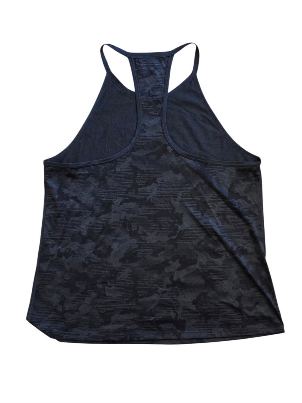 OGIO Large Black and Gray Camouflage High Neck Workout Racerback Tank Top - Picture 3 of 6